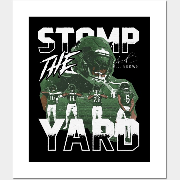 A.J. Brown Philadelphia Stomp The Yard Wall Art by Chunta_Design